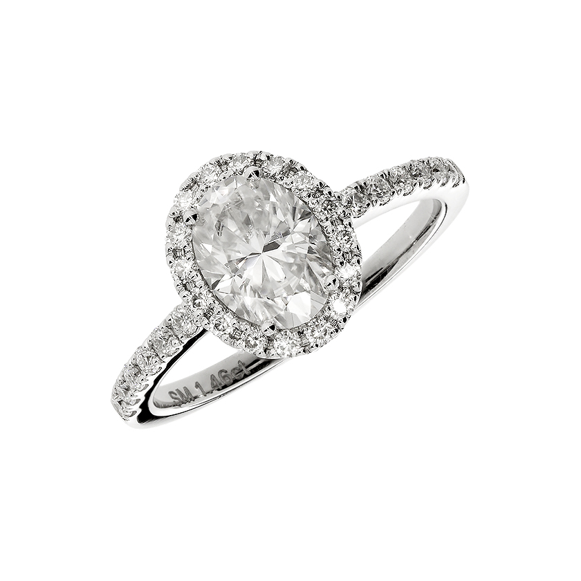 Syn. Moissanite ring