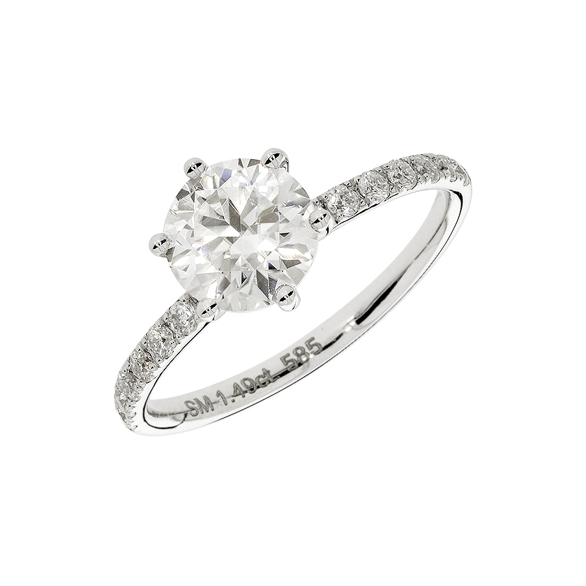 Moissanite ring